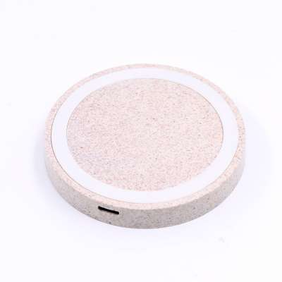 2020 new biodegradable product powerbank wireless charger for mobile phones