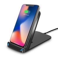 Wireless Charger Factory Design 2020 Patented OEM Logo 10W 5V Mobile Phone Stand Qi Fast USB Foldable Mini Wireless Charger Kit